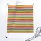 Rainbow Pride Bright Colorful Micro Stripe Custom Printed Fabric by Spoonflower Various Fabrics by the Yard or Fat Quarter